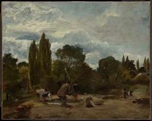 Rübenköpfe mit Dreschflegeln, East Bergholt