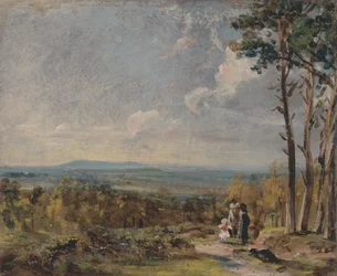 Hampstead Heath Blick Richtung Harrow