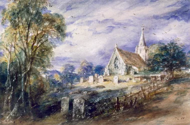 Stoke Poges Kirche, Buckinghamshire, 1833