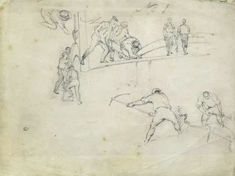 Bau der London- und Birmingham-Eisenbahn, ca. 1835