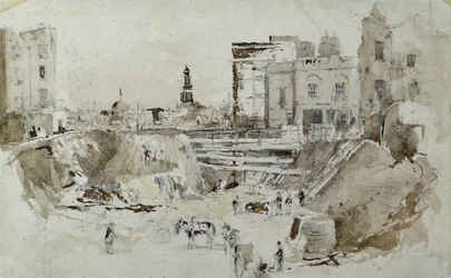 Bau der London- und Birmingham-Eisenbahn, ca. 1835