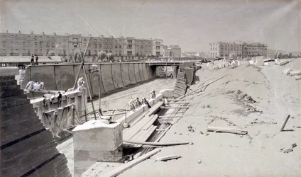 Hampstead Road Bridge, von der Camden-Seite, 11. August 1836