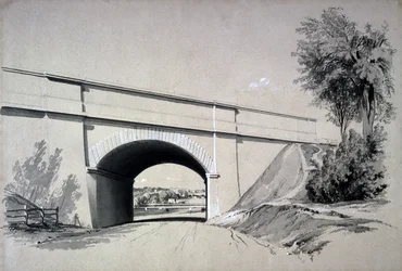 Schräge Brücke, Boxmoor, Hertfordshire, 12. Juni 1837