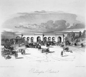 Paddington Station, London, 1846