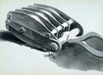 Flaschenzug im Eisenbahnbau, 1833-38