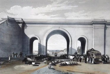 Eisenbahnbrücke in Chippenham, Wiltshire, 1846