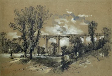 Der Blatchford-Viadukt, ca. 1835-38