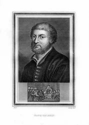 Hans Holbein der Jüngere, deutscher Maler der Nordrenaissance (1825)