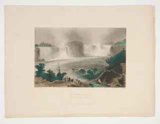 Niagarafälle (von nahe Clifton House), Illustration für Nathaniel Parker Willis