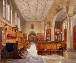 Innenraum der Kapelle in Charterhouse, London