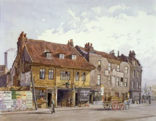 Lambeth Bridge Road, Lambeth, London, c1874
