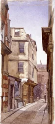 Residenz von Anne Boleyns Vater, Great St Helens, London, 1883
