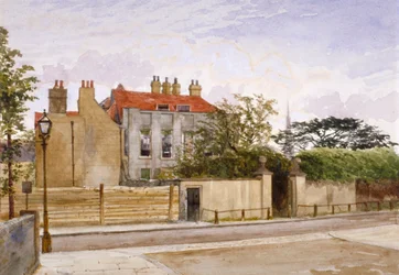 Ansicht des Turmhauses, Lambeth, London, 1880