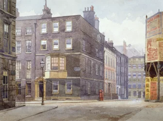 Ansicht der Kreuzung von Howard Street und Norfolk Street, London, 1880