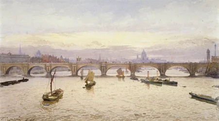 Waterloo-Brücke, London, 1888