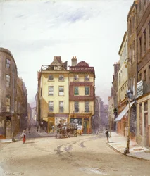 Wych Street und Holywell Street, Westminster, London, 1881