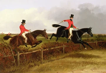 Überqueren eines Zauns und Geländers