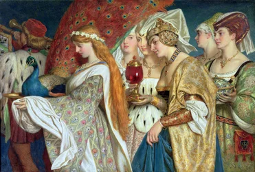 Das Hereintragen des Pfaus, 1869