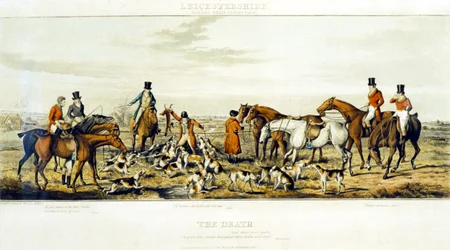 Der Tod, The Leicestershires, graviert von Henry Alken