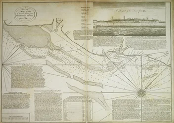 Eine neue und korrekte Karte der Seeküste, von Orfordness Lights bis Prittlewell