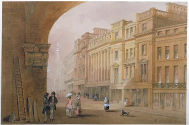 Ansicht der Grey Street, Newcastle upon Tyne