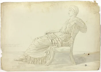 Antike Statue der Agrippina
