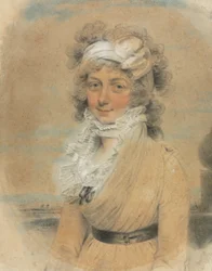 Junge Dame mit weißer Schleife im Haar, 1795