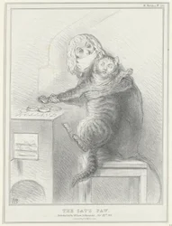 Karikatur auf Talleyrand und Palmerston, 1832