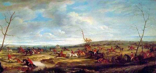 Jagdausflug bei Melton Mowbray, 1824