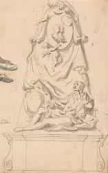 Entwurf für ein Grabdenkmal