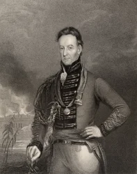 Sir Charles Shipley, Gouverneur von Grenada, graviert von H. Cook, aus 
