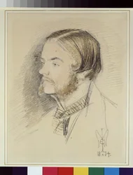 Porträt von Holman Hunt, 1854