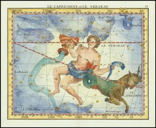 1776 - John Flamsteed - Der Steinbock und der Wassermann (Capricorn & Aquarius)