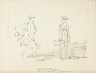 Merkur und Kalypso