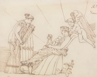 An Phoebus bei seiner Geburt, aus Aischylos, Furien