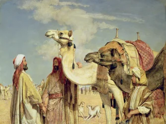 Begrüßung in der Wüste, Ägypten