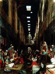 Der Bezestein-Basar von El Khan Khallil, Kairo