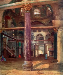 Innenraum der El-Aksa-Moschee von Südosten
