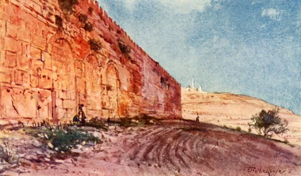Jerusalem. - Das Dreifach-Tor des Tempelbereichs, 1902