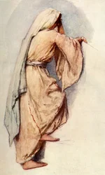 Studie für Festtagskleidung syrischer Frauen, 1902