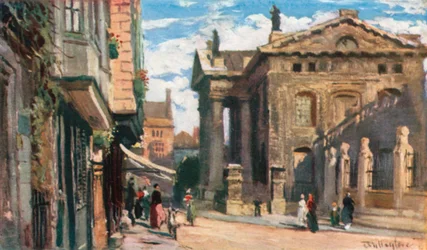 Das Clarendon-Gebäude, Blick nach Osten