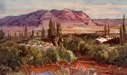 Der Berg der Versuchung von Jericho, 1902