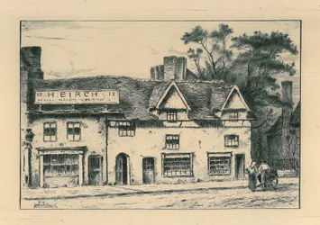 Alte Häuser, North Street, Wolverhampton, aus 