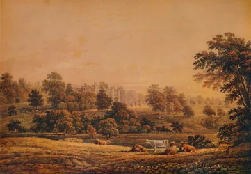 Ansicht von Aldenham Abbey: Hertfordshire, 18.-19. Jahrhundert, 1935