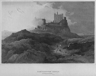Bamborough Castle, Northumberland, 1814
