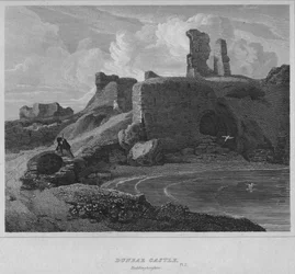 Dunbar Castle, Haddingtonshire, 1814