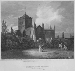 Hexham Abbey, Kirche, Northumberland, 1814