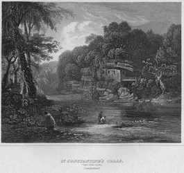 St. Constantines Zellen, in der Nähe von Colby Castle. Cumberland, 1814