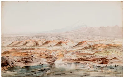 Aquarell von New Plymouth