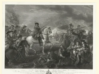 König Wilhelm III. während der Schlacht am Boyne, 1690